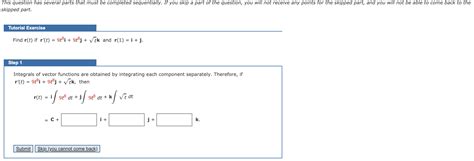 Solved Evaluate The Integral Sec T I T T 1 2