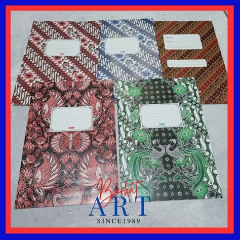 Stopmap Kertas Map Karton Motif Batik Folio Lazada Indonesia