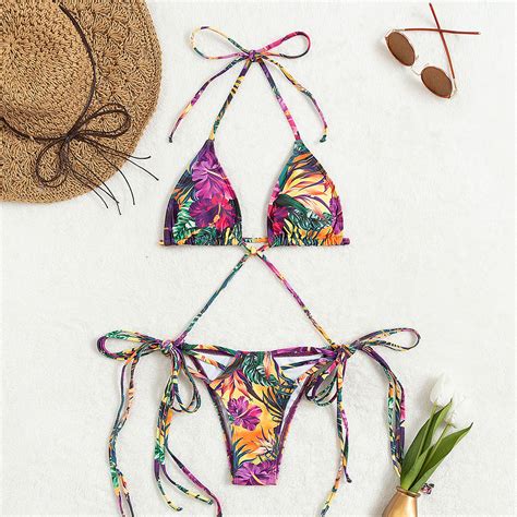 Buy Wholesale China Women S Bikins Girl S Bikini Swimwear Swisuit Beachwear Triangle Bikini New