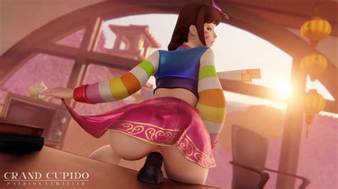 D Va In Traditional Dress Riding A Dildo Overwatch Sfm Compile