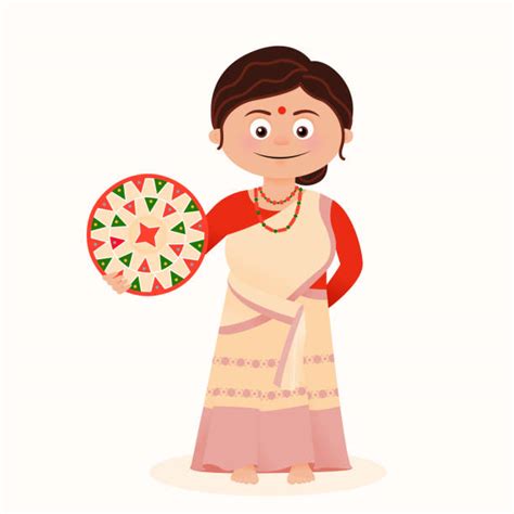 Bihu Dance Illustrations Royalty Free Vector Graphics And Clip Art Istock