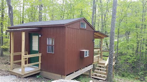 Wooded Ravine Cabin Hocking Hills Campgrounds