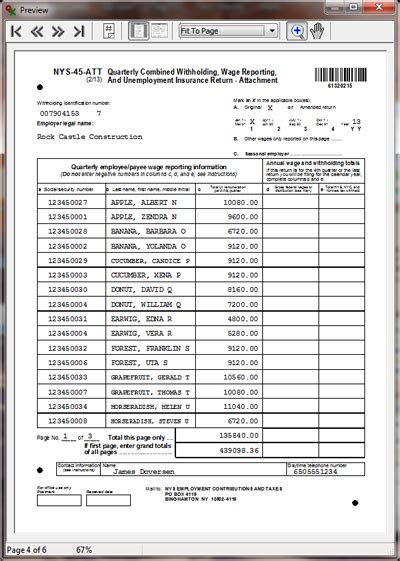 Qxplugin User Guide Ny Nys45 Quarterly Report E File Usage