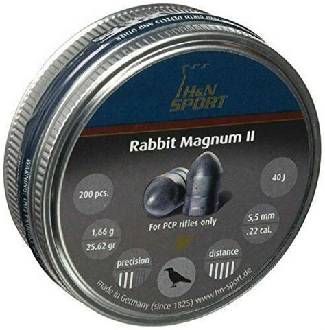 Accessories 200 H N Rabbit Magnum II 22 Pellets Air Rifle 5 5mm