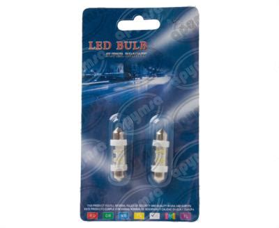 Foco Leds Festoon Tipo Fusibles Blanco V V X Pieza Leds Pz