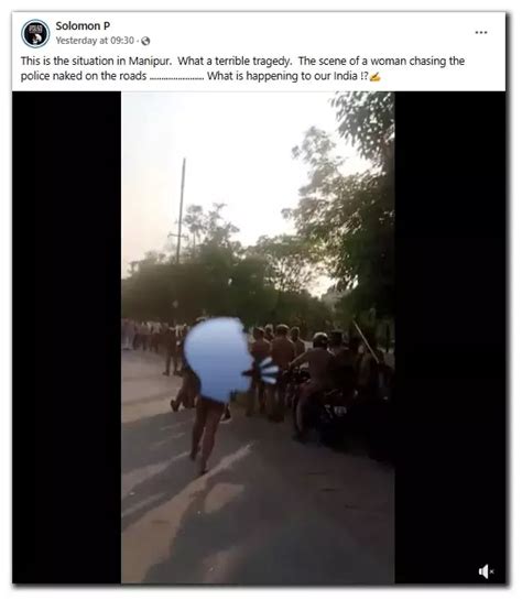Fact Check Debunking The Manipur Viral Video From Uttar Pradesh Mistakenly Viral As Naked Woman