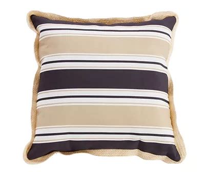 Broyhill Dylan Black & White Stripe Outdoor Throw Pillow | Big Lots