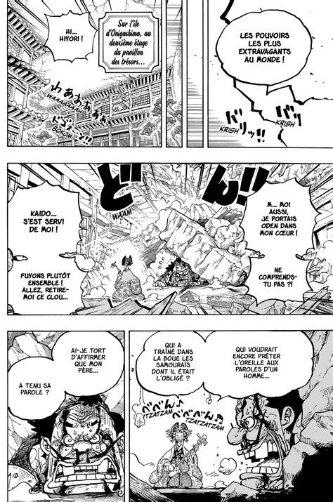 Scan One Piece Chapitre 1044 : Le guerrir libérateur - Page 6 sur