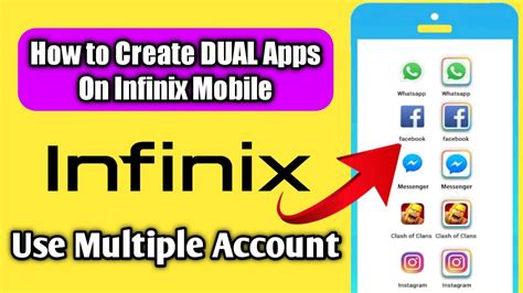 How To Create DUAL Apps On Infinix Mobile Use Multiple Account On