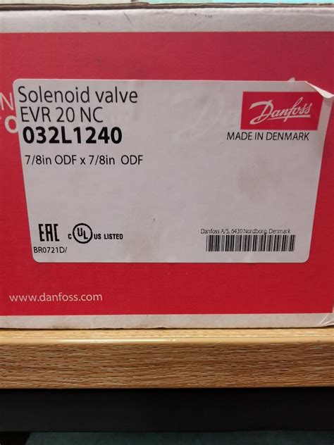 Danfoss Solenoid Valve Evr Nc L In Odfx In Odf New Ebay