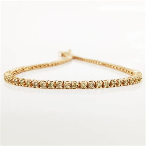 1 20 Ct Vs Mix Color Diamonds Eternity Tennis Bracelet 14 Catawiki