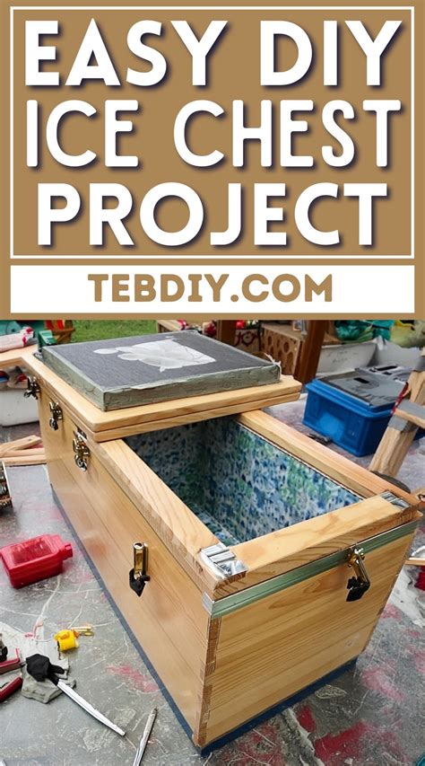 DIY Ice Chest Project Made Of Cedar Wood - Teb DIY