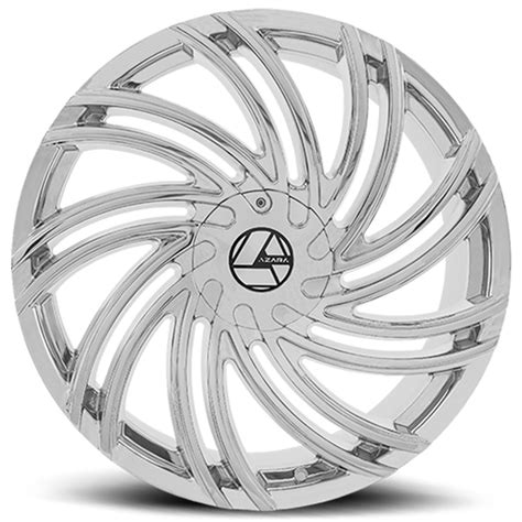 22x8 5 Azara Wheels AZA 514 Chrome Rims AZA016 3