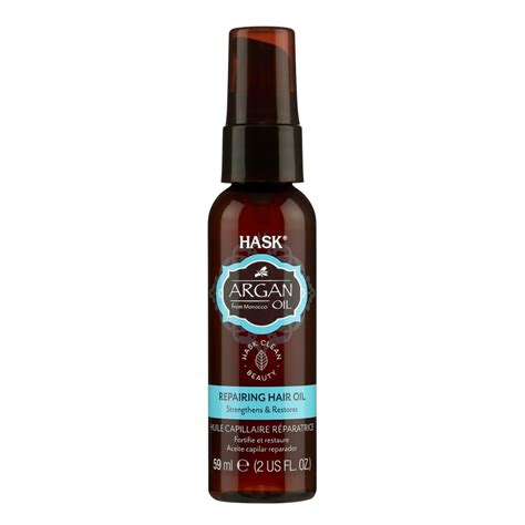 Hask Argan Oil From Morocco Repairing Sulfate Free Shine Hair Oil 2 Fl Oz