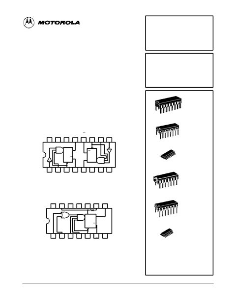 74LS12 Datasheet 1 10 Pages MOTOROLA RETRIGGERABLE MONOSTABLE