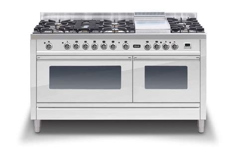 Roma 150cm Range Cooker By Ilve Twin Dual Fuel Range Cooker