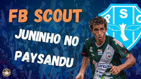 FB Scout conheça Juninho novo meio campista do Paysandu YouTube