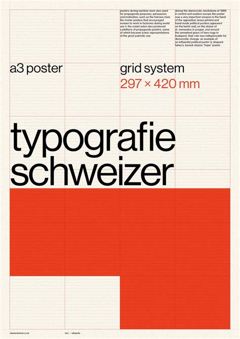 A3 Poster For Adobe InDesign Grid Graphic Design Grid Design Graphic