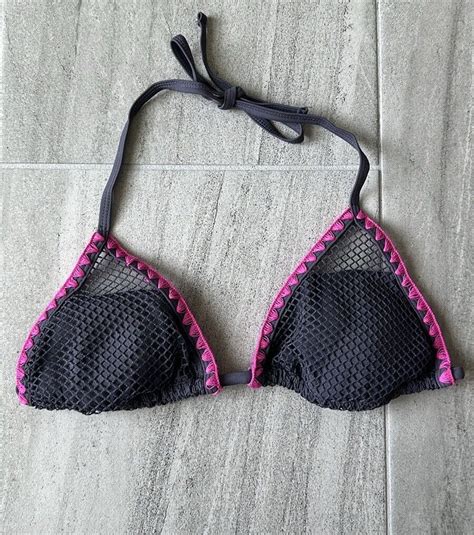 XHILARATION Women Bikini Top Spaghetti Strap Push Up Swimwear Size XS Mauve NEW EBay De
