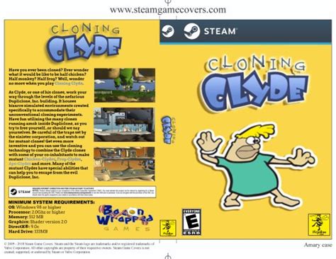 Steam Game Covers: Cloning Clyde Box Art