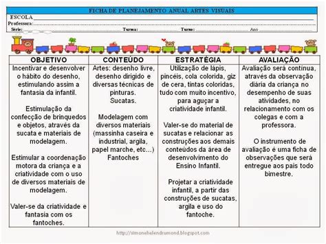 Planejamento Anual Para Educação Infantil 4 Anos A7b