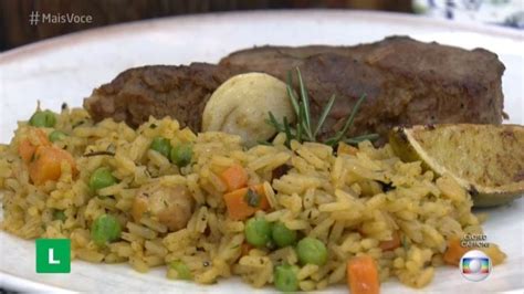 Arroz copa lombo Ana Maria Braga ensina receita no Mais Você