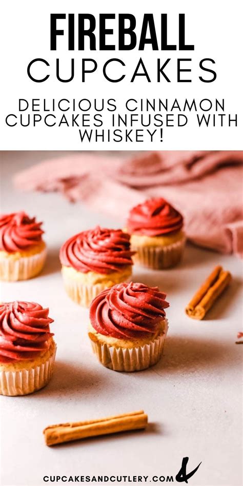 Fireball Whisky Cupcakes And Buttercream Recipe Fireball Cupcakes