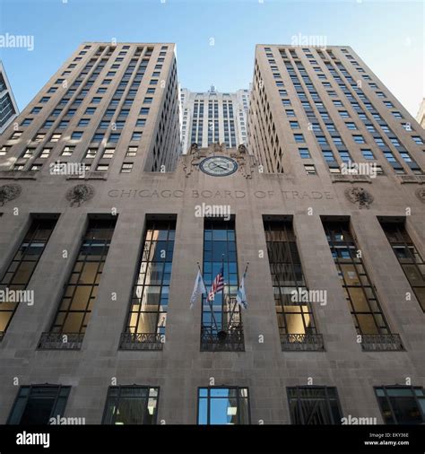 Art Deco Board Of Trade Building, Chicago, Illinois, Usa Stock Photo ...