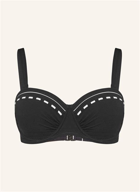 Lidea Bügel Bikini Top MARINE MINDSET in schwarz weiss