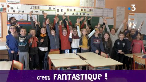 TV Loustics à l école Jacqueline Duhême de Joué l Abbé Sarthe des