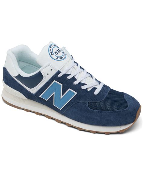 New Balance 574 Casual Sneakers From Finish Line in Blue for Men | Lyst