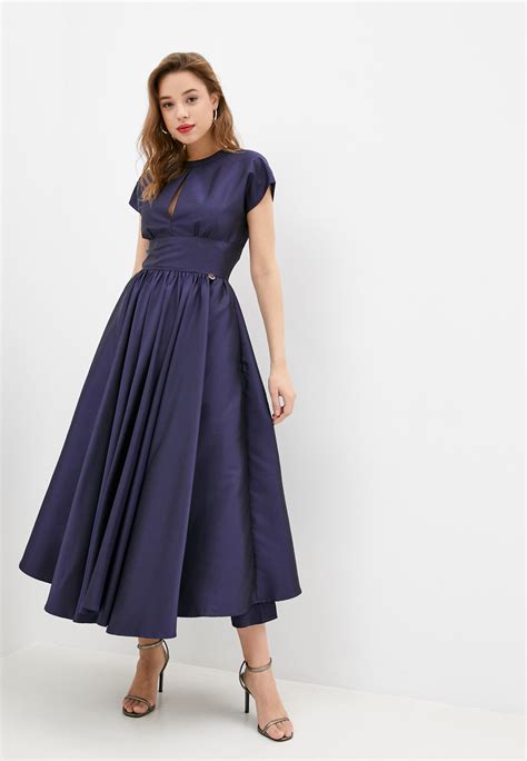 Платье Rich Naked цвет синий MP XW EF купить в интернет магазине Lamoda