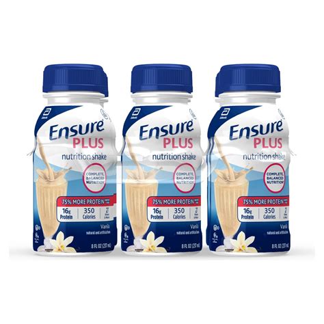 Ensure Plus Nutrition Shake 24 Count With 16 Grams Of High Quality