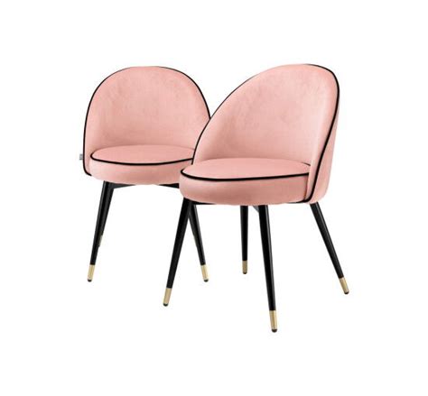 Cooper Dining Chair Savona Nude Velvet Set Of 2 Newport