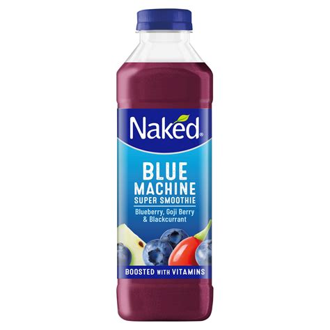 Naked Blue Machine Super Smoothie Blueberry Goji Berry Blackcurrant 300ml Smoothies