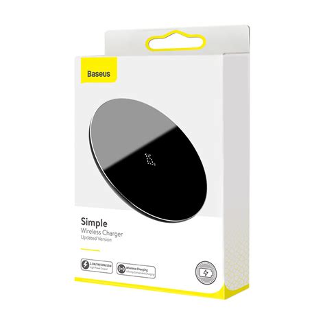 Беспроводная зарядка Baseus Simple Wireless Charger 15W - купить по 9 ...