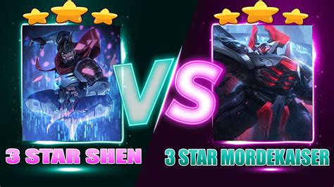 3 STAR SHEN VS MORDEKAISER FULL GAME TFT SET 9 5 PBE YouTube