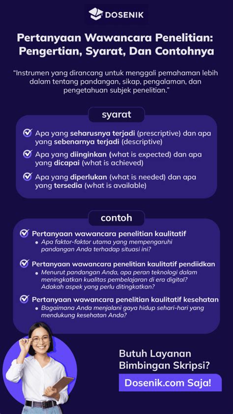 Pertanyaan Wawancara Penelitian Pengertian Syarat Dan Contohnya