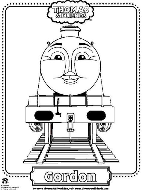 Gordon The Train Coloring Pages Coloring Pages