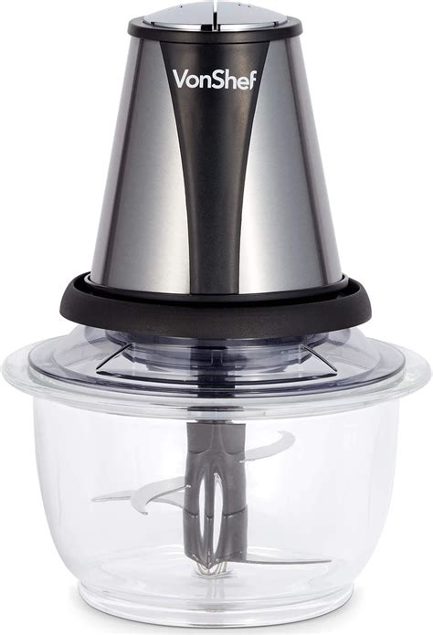 Amzchef Tritatutto Da Cucina Elettrico W Mini Tritatutto Con