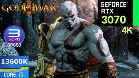 RPCS3 Emulator God Of War 3 4K 60FPS Unlocked I5 13600K RTX 3070