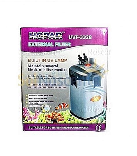 Hopar Canister modelo UVF-3328 2200 L/H 450 à 650 litros | Filtros
