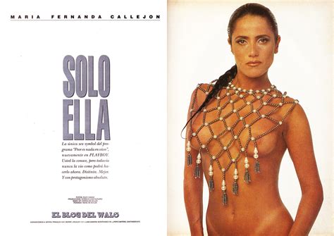 Naked María Fernanda Callejón Added by Manuros