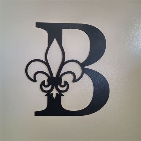 Fleur De Lis Monogram Etsy