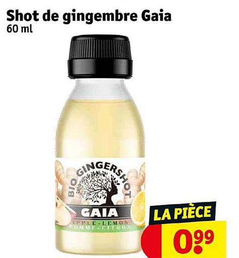 Offre Shot De Gingembre Bio Chez Lidl