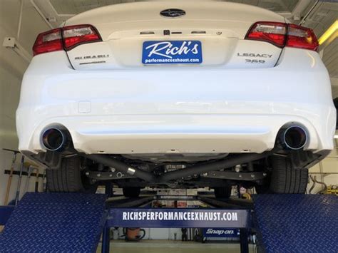 Subaru Legacy Street Demon Split Dual Richs Performance Exhaust