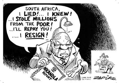 Jacob Zuma Zapiro