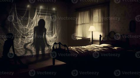 child nightmare with scary monster on bedroom. 25938094 Stock Photo at ...