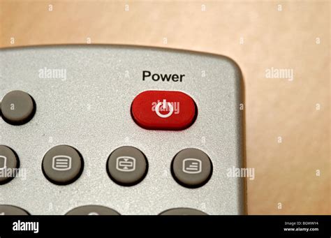 Remote control of a TV set Stock Photo - Alamy