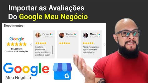 Como colocar Avaliações do Google Meu Negócio no WordPress YouTube